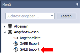 Gaeb Import